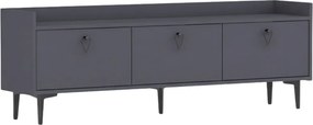 AKCIA TV stolík PIENA 160 cm, antracitový II. akosť