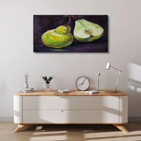 Obraz Canvas Maľovanie ovocie hruška
