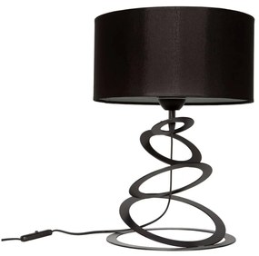 Stolová lampa INDIGO, 1x textilné tienidlo (výber z 3 farieb), (výber z 3 farieb konštrukcie), O