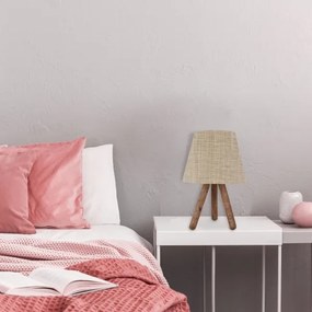 Stolná lampa AYD 1xE27/60W/230V krémová