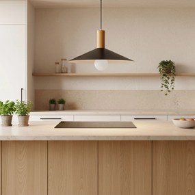 Toolight Toolight, závesné svietidlo 1xE14 APP1084-1CP, čierna-hnedá, OSW-08894