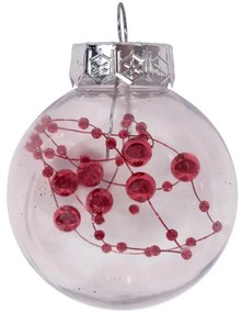 Vianočné guľky - ružové SYSD1688-088 (24ks)