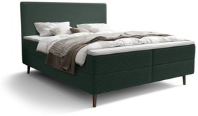 Jednolôžková posteľ 120 cm Napoli Bonell (zelená) (s roštom, s úl. priestorom). Akcia -20%. Vlastná spoľahlivá doprava až k Vám domov. 1082435
