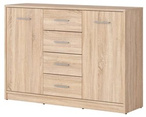 Komoda BRW Nepo Plus 6 (dub sonoma) . Vlastná spoľahlivá doprava až k Vám domov. 1098301
