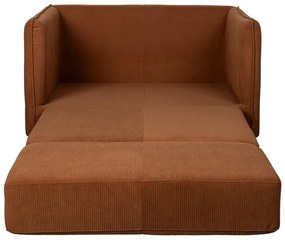 Oranžovohnedé kreslo Jopie – White Label