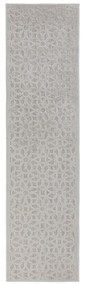 Sivý vonkajší koberec behúň 230x66 cm Argento - Flair Rugs