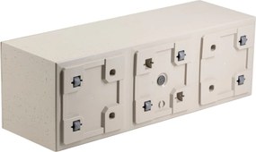 Květináč na kolečkách BETONIQUE 90x30 cm béžový