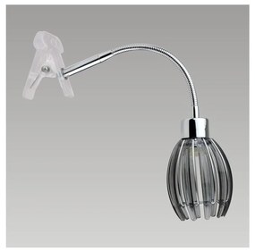 Lampa s klipom EZZO 1xG9/33W/230V dymová