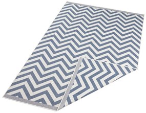 NORTHRUGS - Hanse Home koberce Kusový koberec Twin Supreme 103435 Palma blue creme – na von aj na doma - 120x170 cm