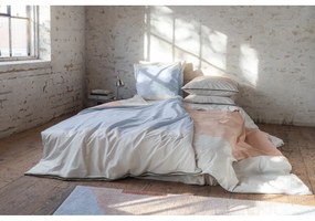 Svetlomodré predĺžené obliečky na jednolôžko z bavlneného perkálu 140x220 cm Colore – Mette Ditmer Denmark