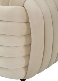 Lavice Softy 90 cm samet krémová