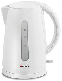 ELDOM Bezdrôtová rýchlovarná kanvica C240 2000W - biela, 1,8L