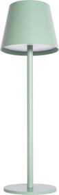Toolight Toolight, dotyková LED nočná stolná lampa 5W, 3 farby svetla, USB napájanie, APP1368-T GREEN, svetlá zelená, OSW-08630