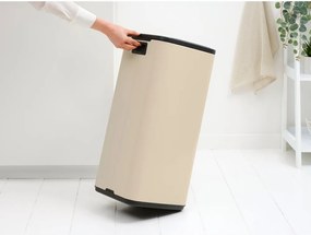 Béžový dotykový oceľový odpadkový kôš 30 l Bo Touch – Brabantia