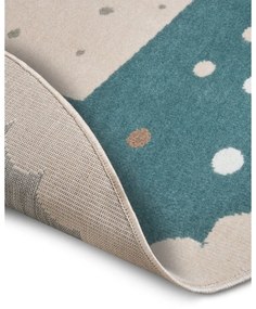 Modrý detský koberec ø 140 cm Crown – Hanse Home