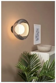 Livarno home Nástenná a stropná LED lampa (sivé sklo)  (100393033)