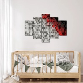 Obraz - 3D hexagóny (150x105 cm)