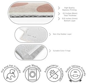 Ružový prateľný behúň 80x200 cm Strawberry Latte – Mila Home