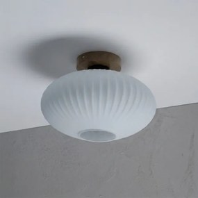 Stropné svietidlo HARMA WOOD 1xE27/15W/230V dub/biela pr. 30 cm