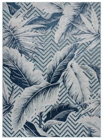Dywany Łuszczów Kusový koberec Botanic 65242 Feathers aqua – na von aj na doma - 78x150 cm