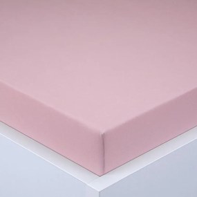 Napínacia plachta na posteľ jersey EXCLUSIVE staroružová sada 2 ks 90 x 200 cm