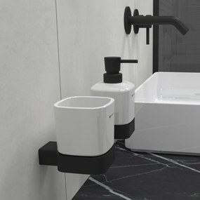Nimco Sada kúpeľňových doplnkov KIBO čierna - Ki-set-31K-T-90