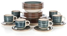 Banquet 30-dielna jedálenská súprava Spiral ​Blue