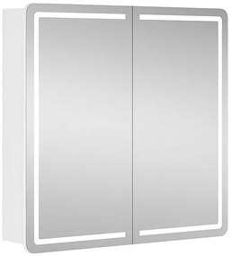 Riva Zrkadlová skrinka s LED osvetlením Luciana, 70 × 72 × 18 cm