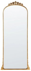 Kovové nástenné zrkadlo 51 x 114 cm zlaté LIVRY Beliani