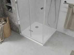 Mexen Lima sprchovací kút 100x100cm, 6mm sklo, chrómový profil - číre sklo + Slim sprchová vanička - 856-100-100-00-00-4010