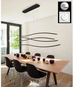Azzardo AZ2912 - LED Stmievateľný luster na lanku WAVES 4xLED/70W/230V