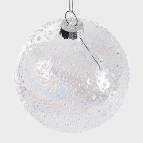 Vianočná ozdoba FJER mrazené sklo 711558