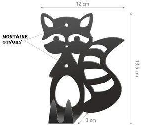 Detský vešiak na stenu MEDVEDÍK ČISTOTNÝ