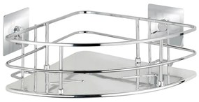 WENKO 23856800-Polica TURBO-LOC QUADRO ED. 27,5x19,3 cm nerez/lesklý chróm