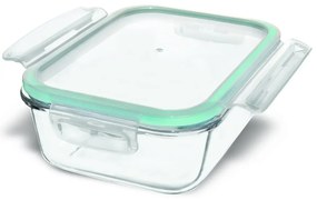 Sklenená zapekacia misa, krabička na obed a desiatu, zelená - 1,5 l