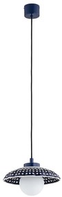 Argon 8948 - Závesné svietidlo na lanku BOLL 1xG9/6W/230V modrá