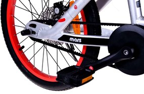 Detský bicykel 18" Mars RoyalBaby RB18-26 - strieborný