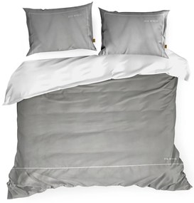 SATÉNOVÉ OBLIEČKY EVA MINGE H 200X220 CM, 2KS 70X80 CM SIVÉ