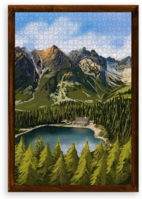 Puzzle Popradské pleso - 500 dielikové (33,5x48cm) - 26,9€
