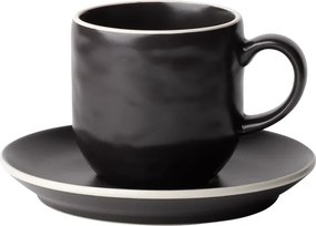 Kávový set 12 ks — Elements Yin & Yang black - W0225