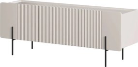 TV stolík Malmi 150 cm - kašmírová / čierna
