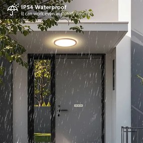 Brilagi - LED kúpeľňové stropné svietidlo ULTRA SLIM LED/18W/230V pr. 30 cm ružové zlato IP54