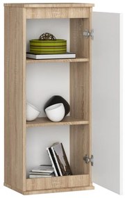 Závesná skrinka W40 CLP sonoma / biela