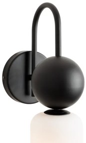 MAXLIGHT W0381 - Nástenná lampa ROMA 1xG9/12W/230V čierna