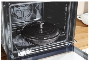 Silvercrest®  Liatinová servírovacia panvica, Ø 30 cm (čierna)  (100393085)