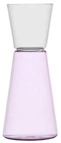 Džbán ružová/priehľadný 750 ml - 983043