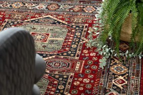 Koberec KESHAN, strapce 7275/53588 bordový / zelený