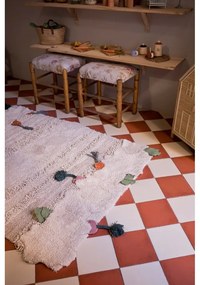 Krémový bavlnený detský hrací koberec 120x160 cm Veggie Garden – Lorena Canals