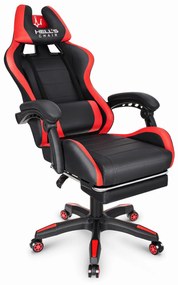 1039 Herná stolička čierno-červená
