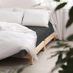 SATÉNOVÉ PRESTIERADLO 04000966 160X200 CM ČIERNE